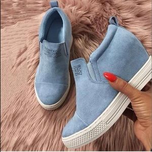 Slip On Wedge Sneakers